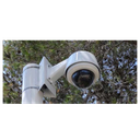 Mât 150mm vidéo 5m RAL std - trappe de visite - pied basculant (MAT/FV-5M-BS)