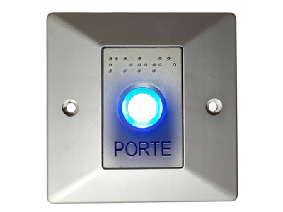 PACK COMPLET BOUTON POUSSOIR - UB ONE - CHROME MAT  (34-0101)