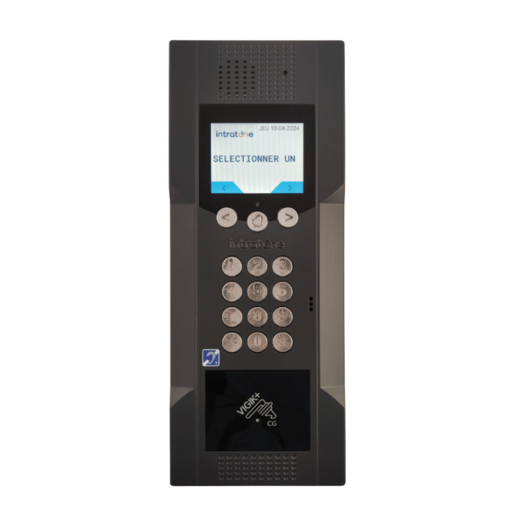 Interphone INTRACODE NEW, finition anthracite, pose en saillie (01-0201-PLUS)