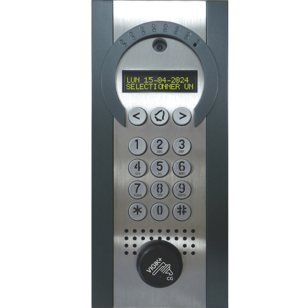 Platine visio spéciale réno + 1 centrale 1 porte (03-0102) (02-0127-PLUS)