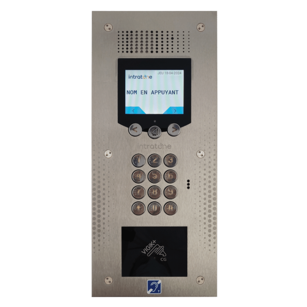 Platine VENDONE + centrale 1 porte/200 Noms - encastré (02-0307-PLUS)