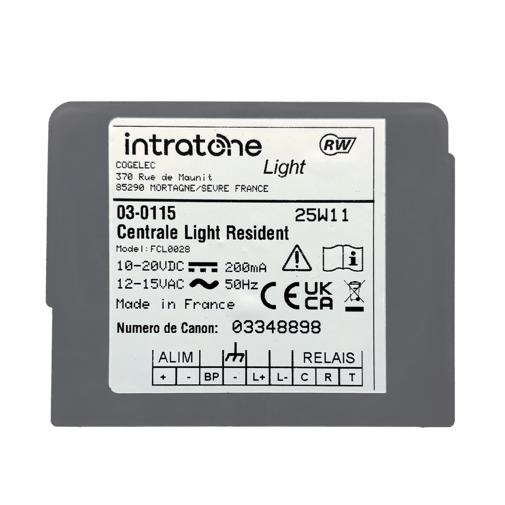 Centrale light RESIDENT Autonome - Gestion de badges - (NON vigik) (03-0115)