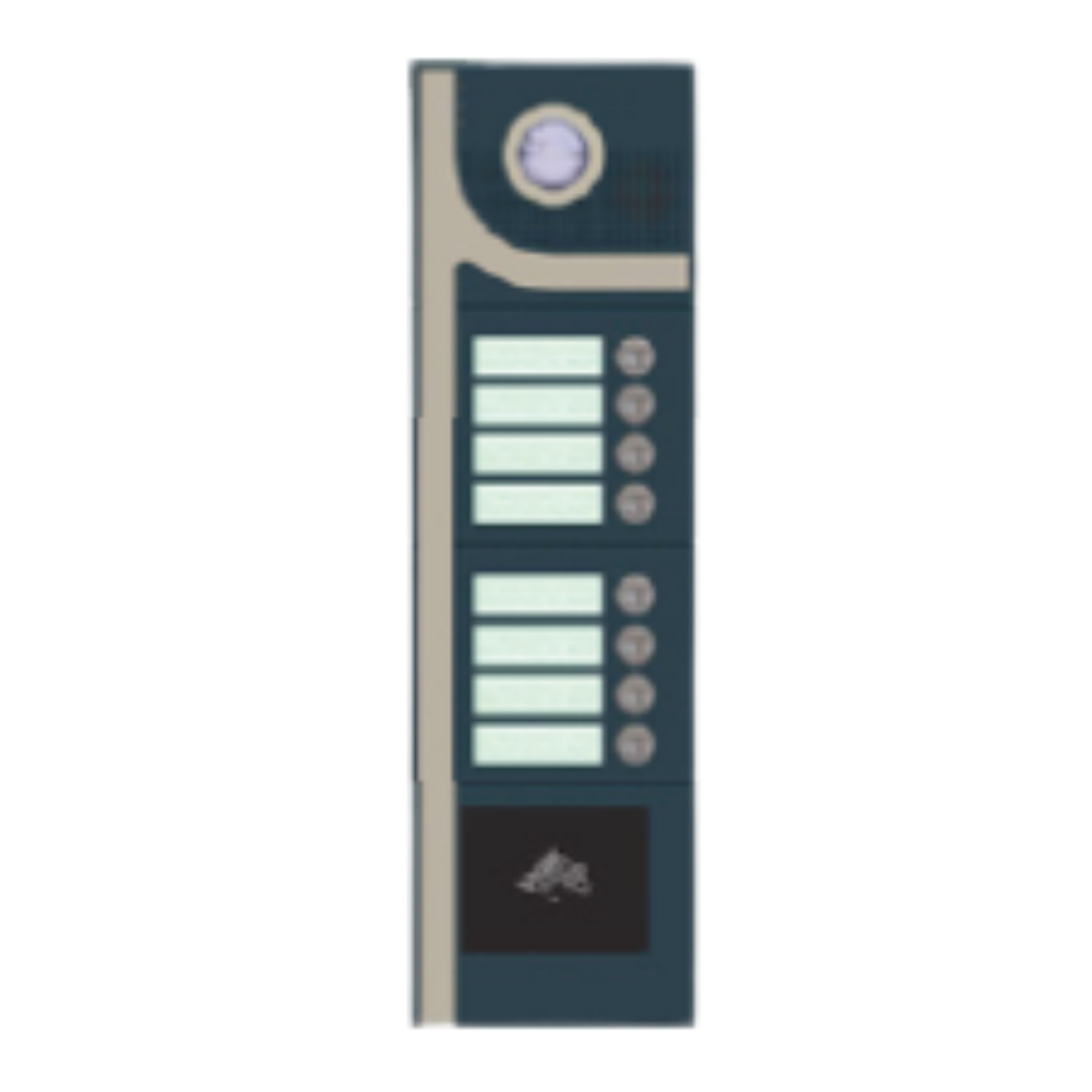 Pack Platine 8 boutons saillie-Vigik-4GIP-audio prépayé 15 ans (29-0002-PLUS)