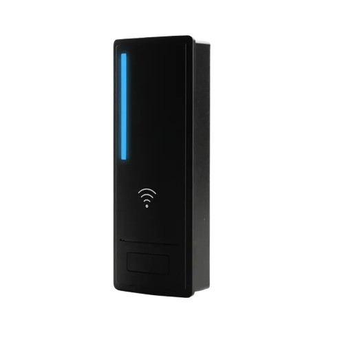 Lecteur RFID, ABS, IP64, 125KHz, EM, 12/24V, AC/DC, 999u, électronique déportée (AS320S0EM/EC)