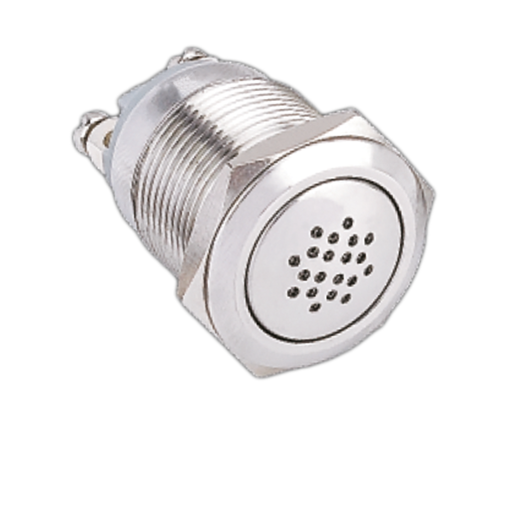 Buzzer acier inoxydable 24Vdc D=19mm