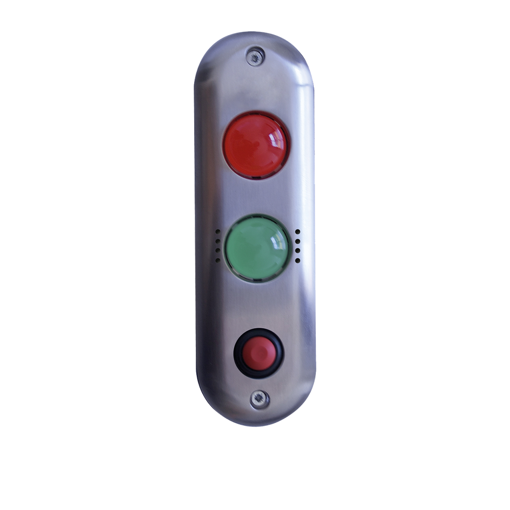 Platine de signalisation  Rg/Vert 12/24 AC/DC + BUZZER + BP - SAILLIE (DSI200PB)
