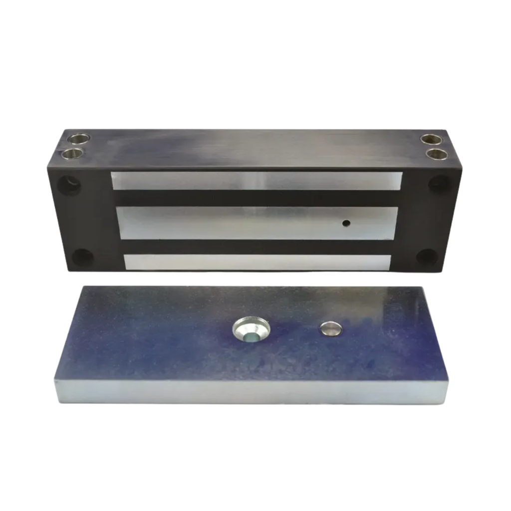 Ventouse EM applique IP 67 acier inox 1200 lbs 12/24V DC Contact Hall (EMSS1200)