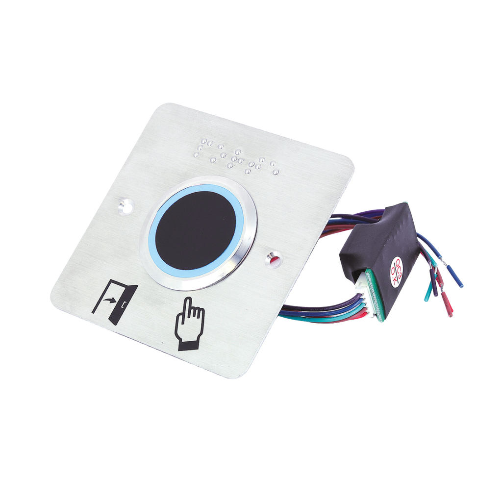 Capteur IR 38mm sans contact + plaque carrée + buzzer