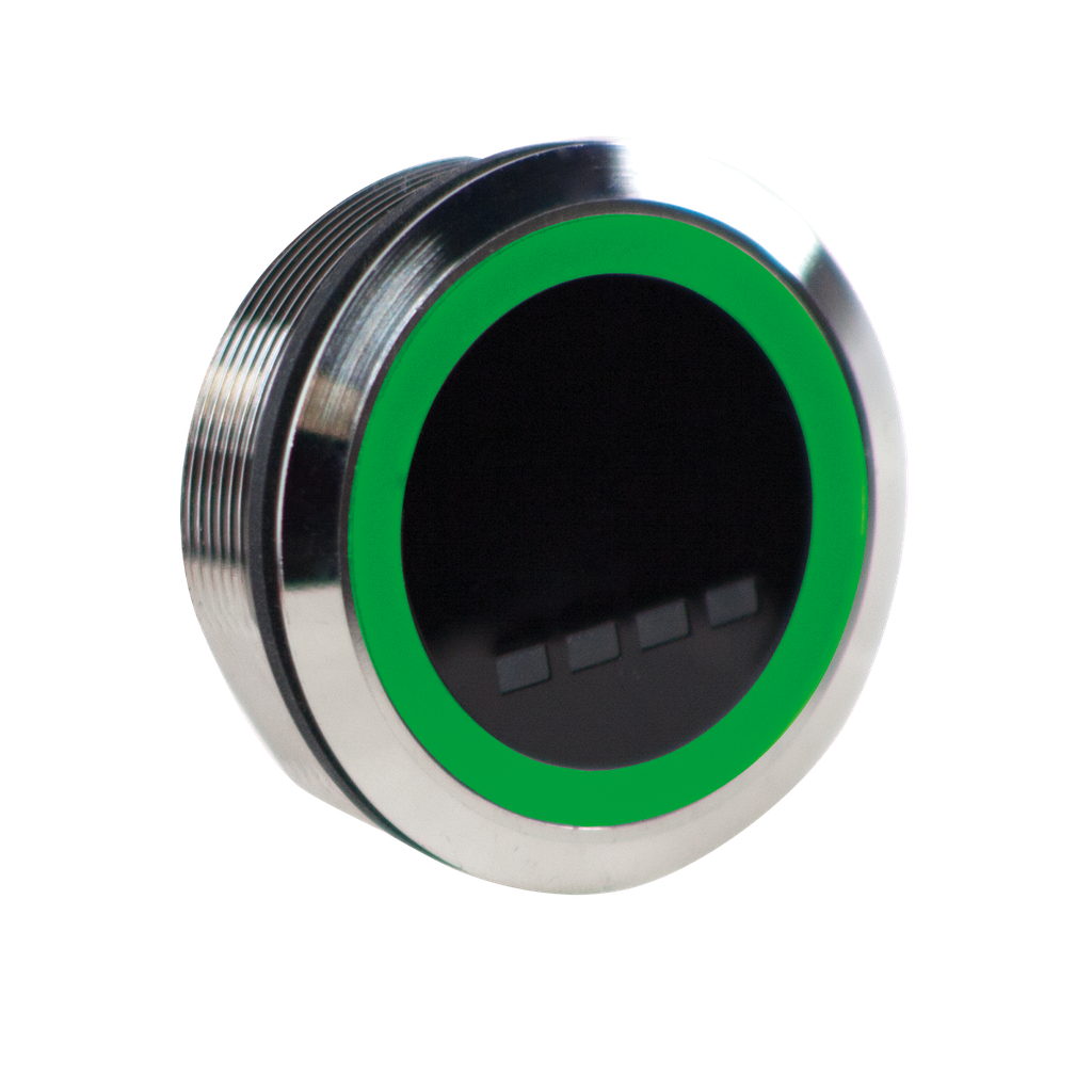 Capteur infrarouge, Ø 38 mm, pilotable, multi-couleurs, 12 à 24 V