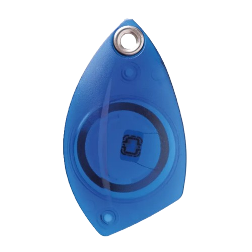 Badge bleu TRANSLUCIDE MIFARE 13,56Mhz 1K (KFTSMS50)