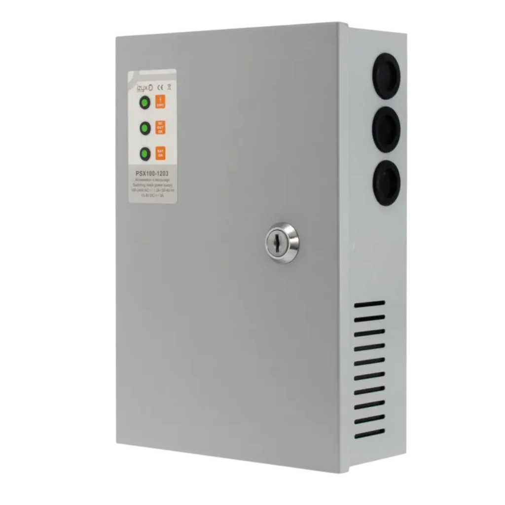 Alim. Chargeur PSX 230V AC / 12V  (13,8V) / 1,5A - 164 x 244 x 74 m (PSX100-121.5)