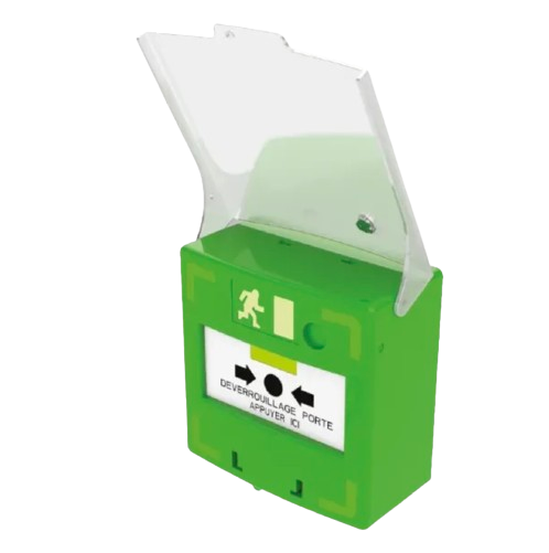 BBG vert à membrane déformable Format idem à RCP310G + capot + 2 clés (RCP-300G)