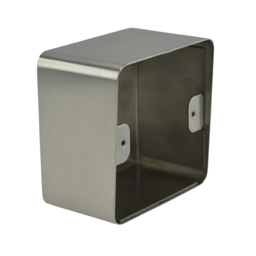 Boîtier INOX  82,5 x 82,5 x 48/52 mm pour plaque 80 x 80 mm (SSH202)