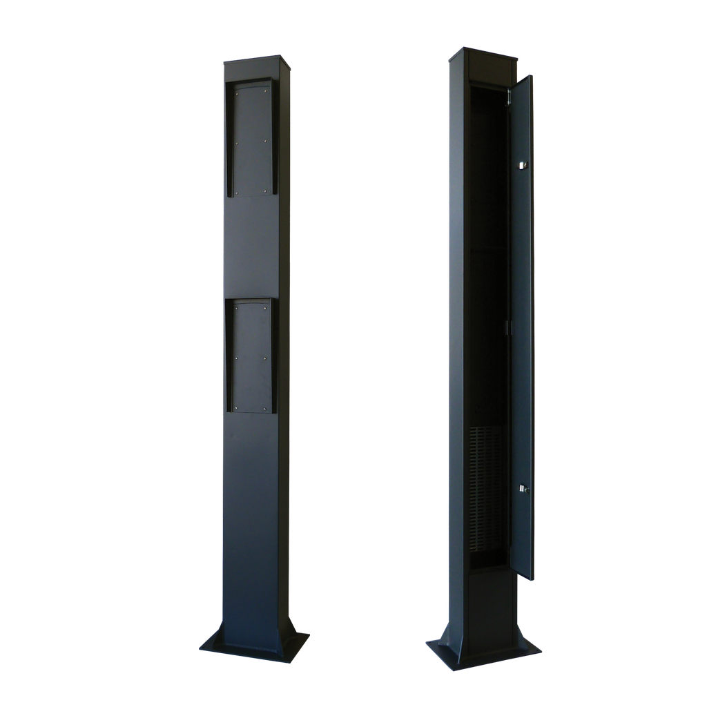 Borne VL/PL  interphone ou portier téléphonique 2500x200x250 RAL7016 (BORN250)