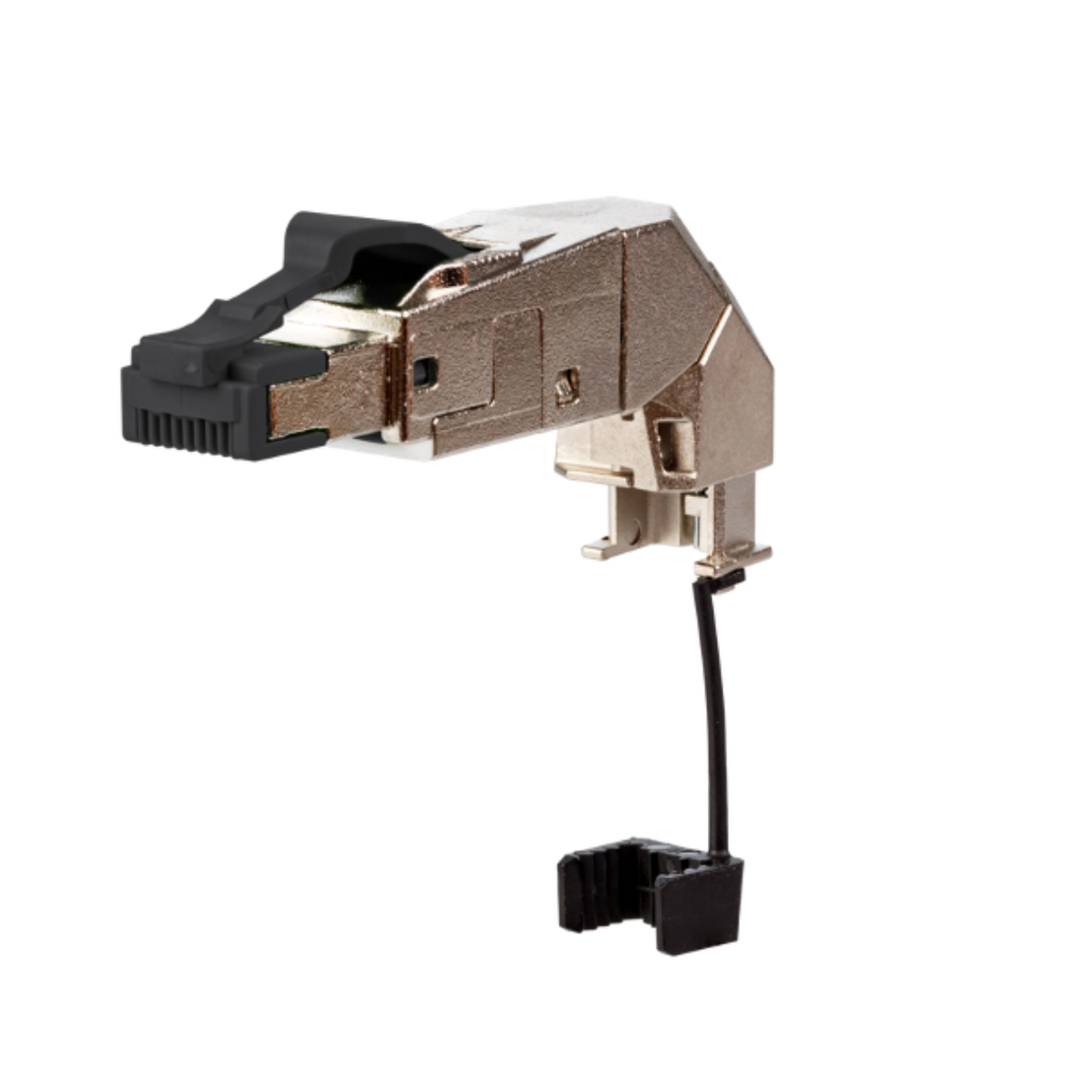Connecteur RJ45 360° sans outil CAT6A blindé IP20 (130E405042-E)