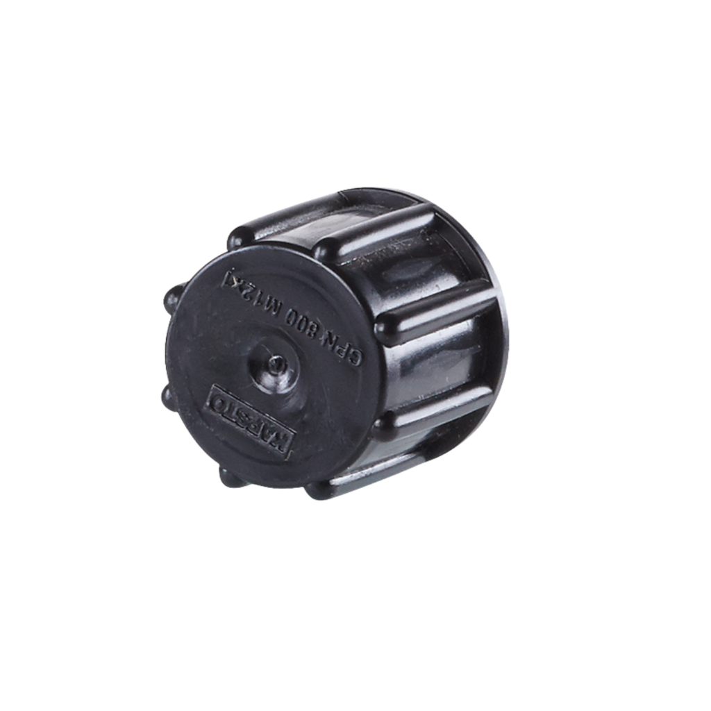 Bouchon M12 connecteur mâle Noir - RAL9005-IP54 lot de 100 pcs mini (BOUCHON-M12/M)