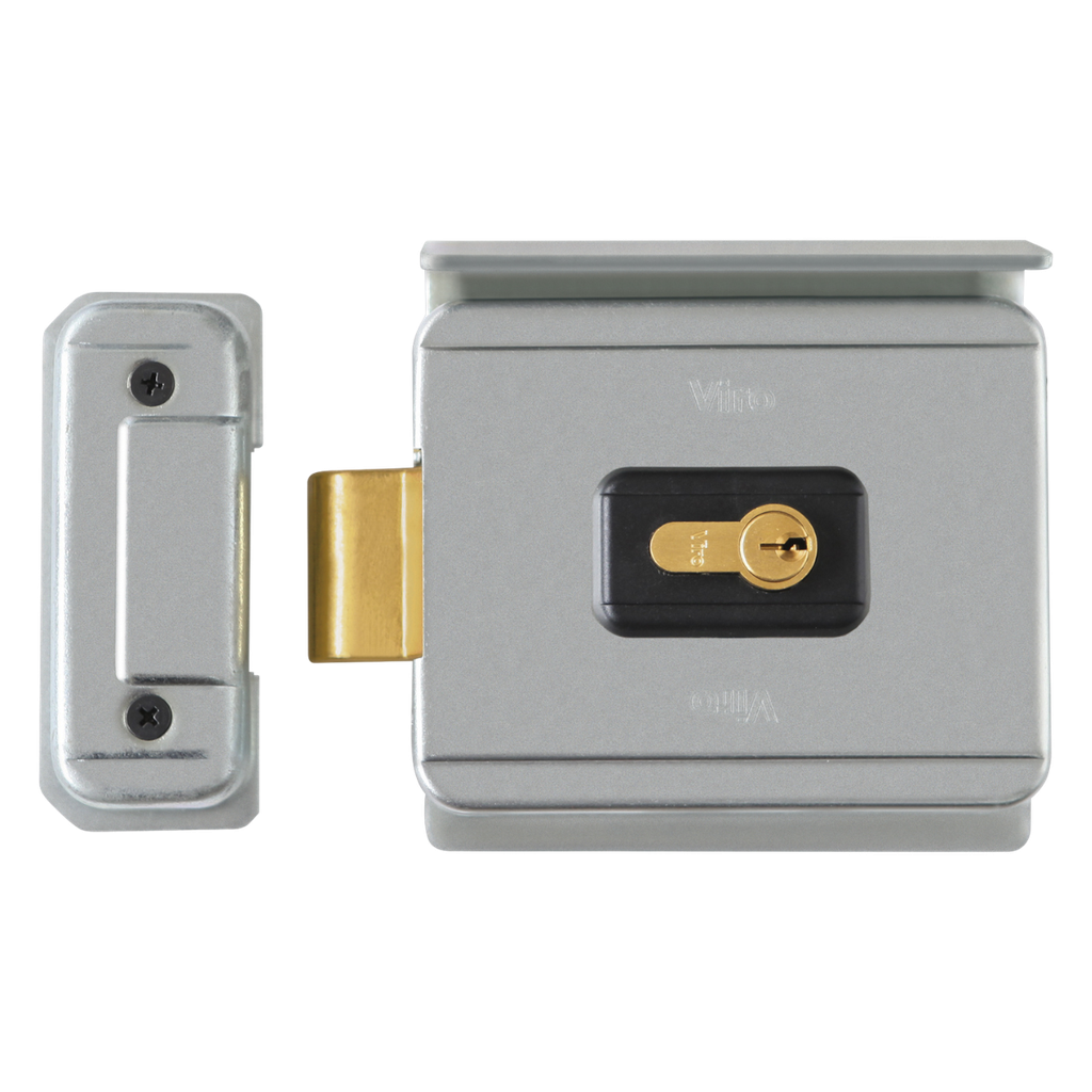 Electroserrure 12 Vac - SANS cylindre - montage horizontal - ouverture extérieur (V90)