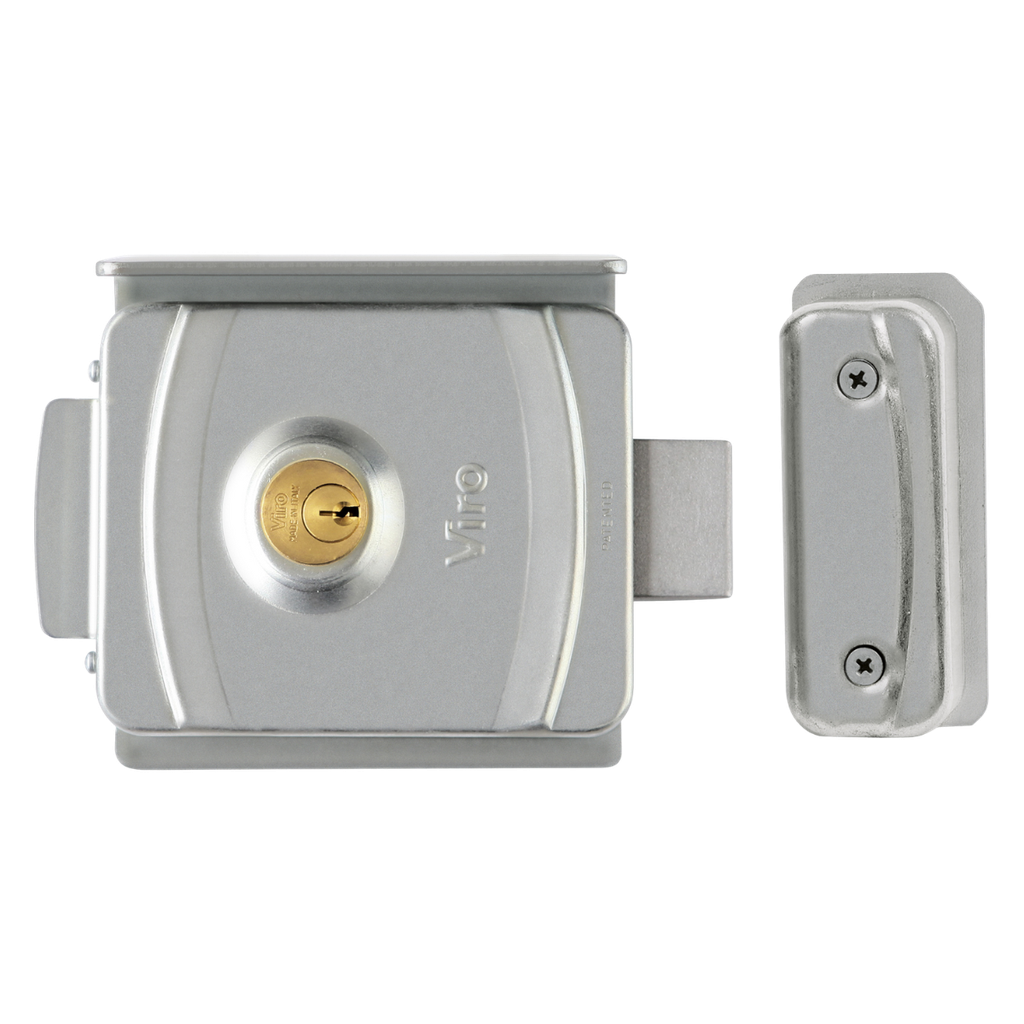 Electroserrure 12 Vac -AVEC cylindre rond - montage horizontal - ouverture intérieur (V9083)