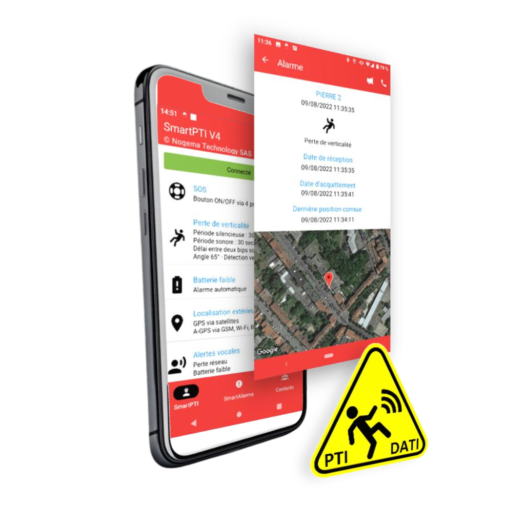 Abonnement annuel SmartPTI V4-smartphone Android