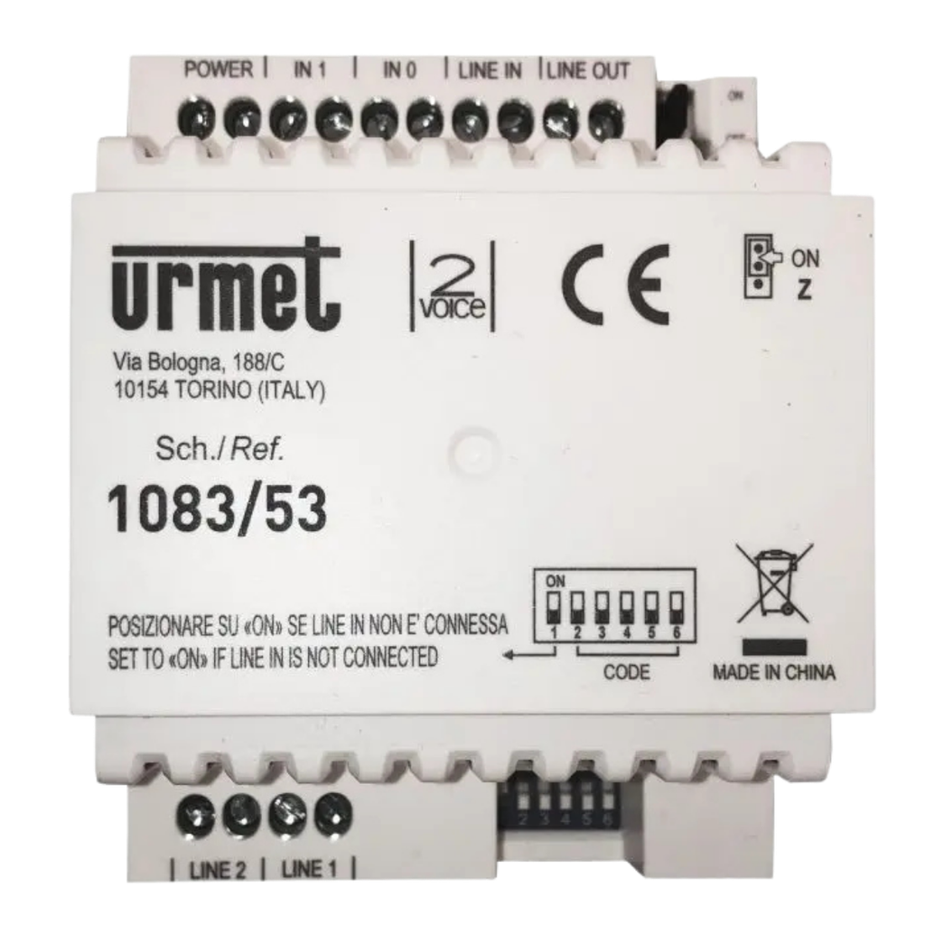 Interface colonne 2 platines 2 sorties 4DIN