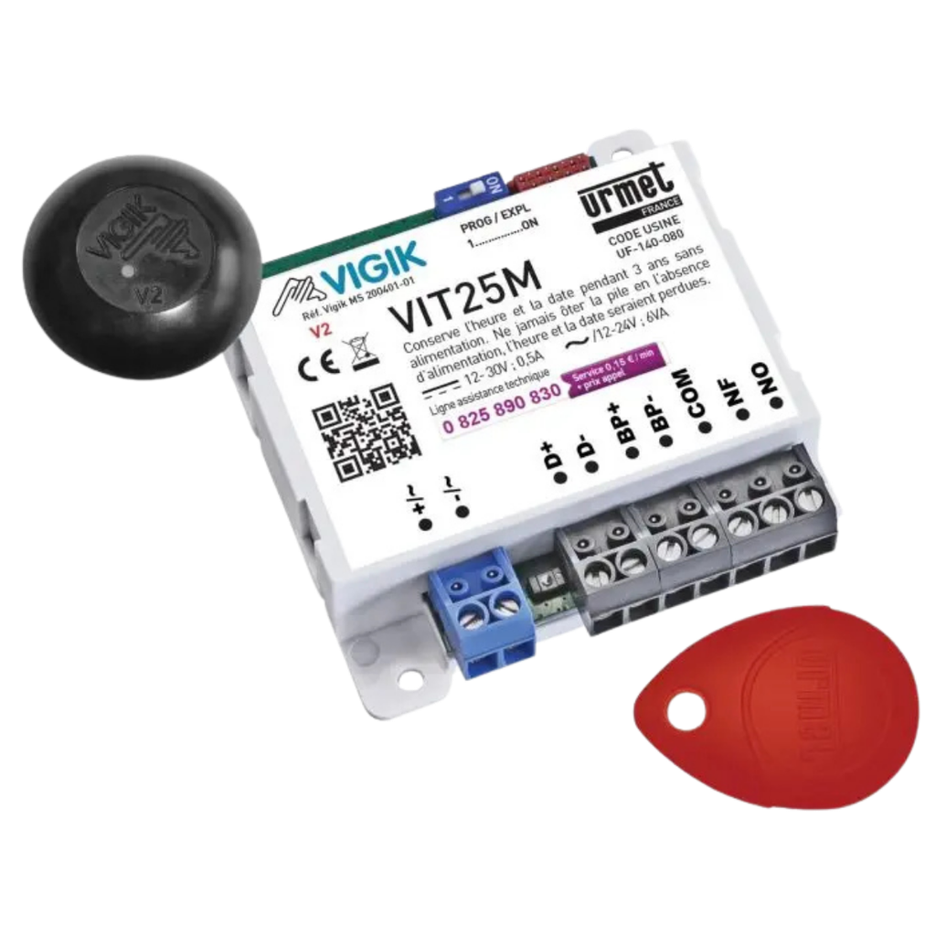 Kit vigik t25m preprog 3 logements + 9 badges (16090003)