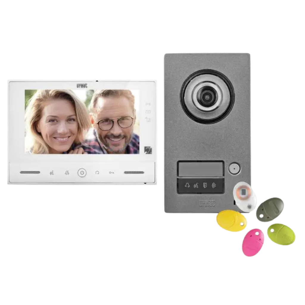 Kit vidéo note 2 écrans 7"  - Contrôle d'accès par badge  (1723/71)