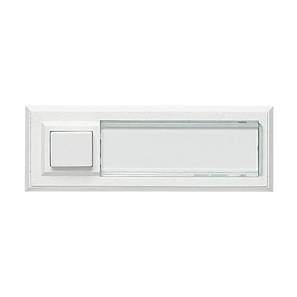 Sonette lumineuse + porte étiquette blanc (51015)