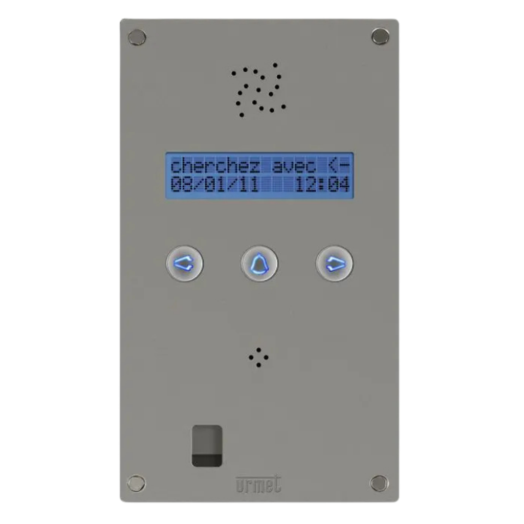 Platine défilement BIBUS AUDIO 2 Lignes INOX (98150000)