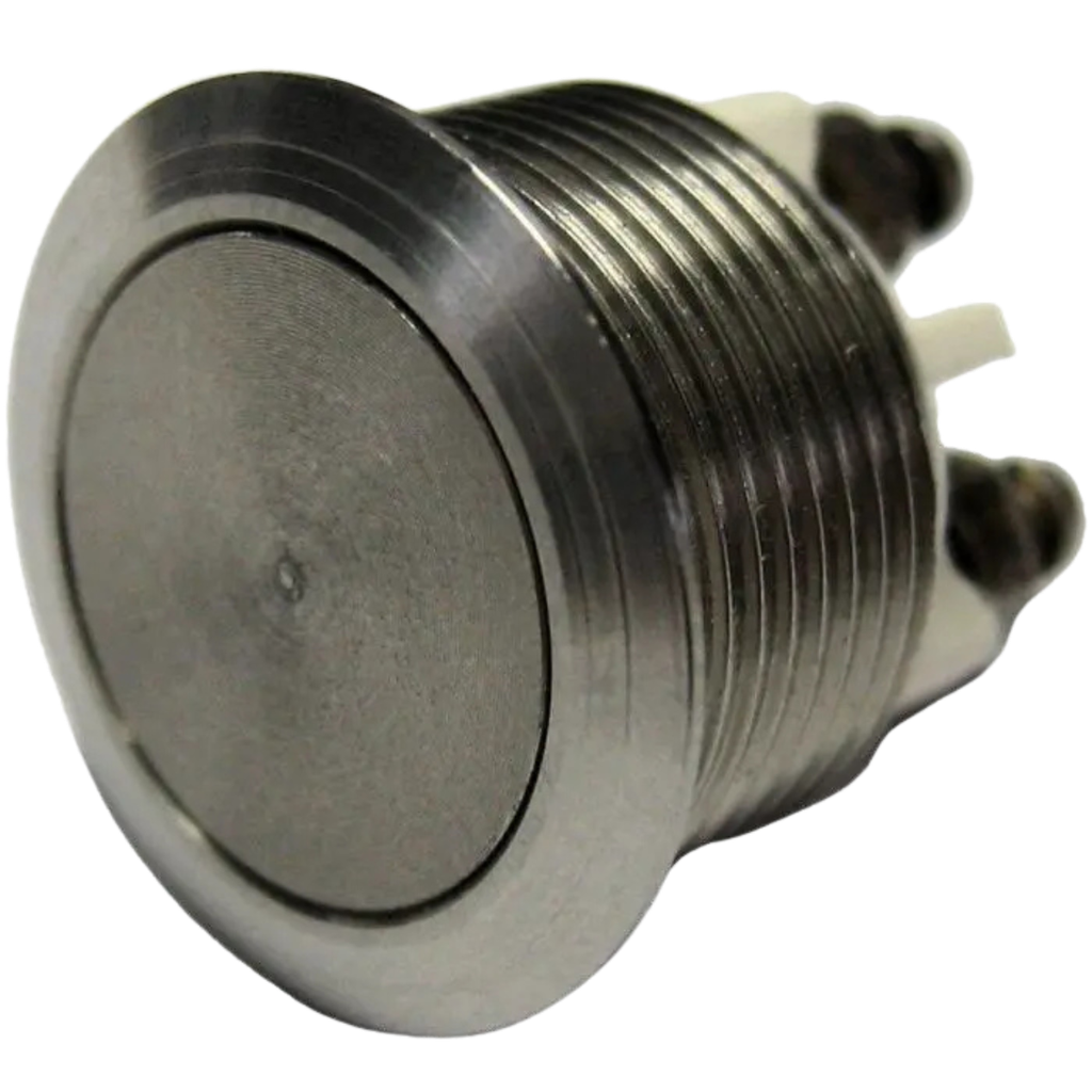 Bouton poussoir inox ø19mm