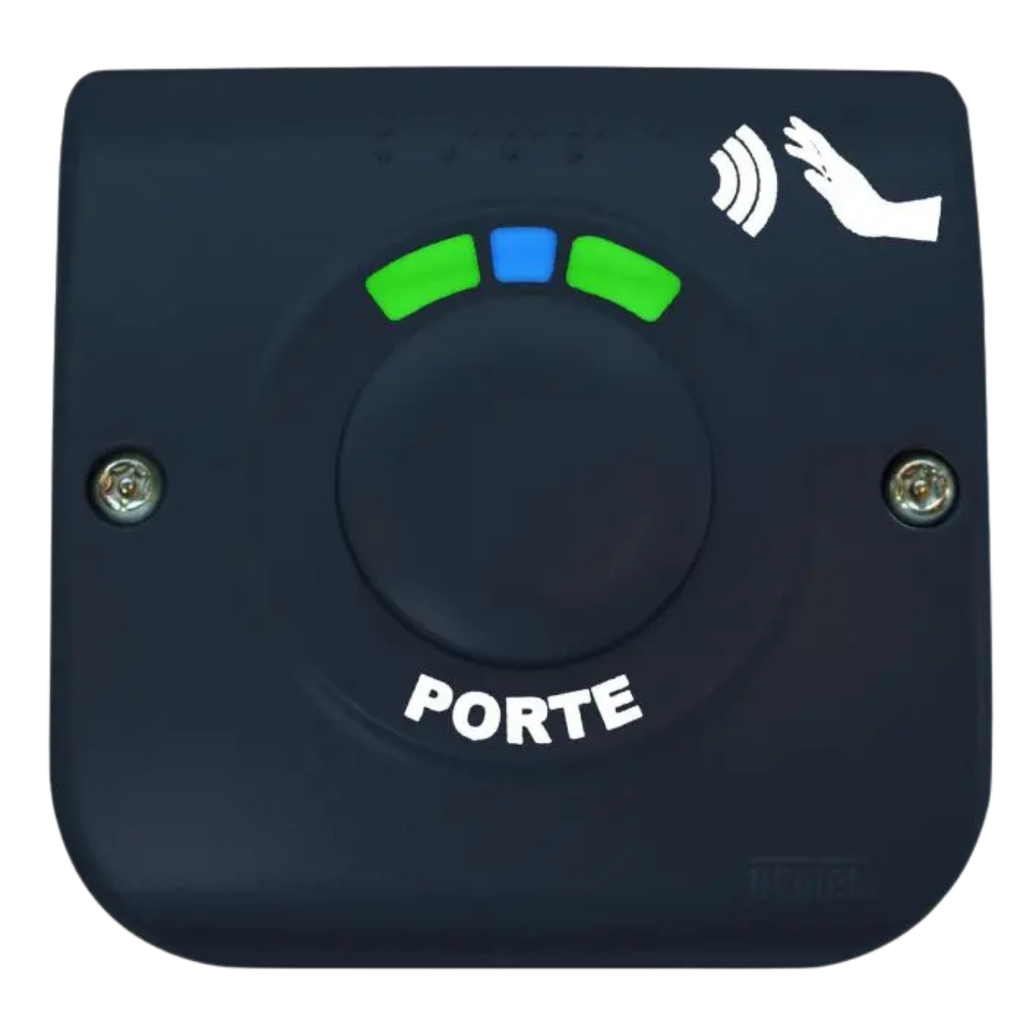 Bouton Mains Libres Zamac Anthracite