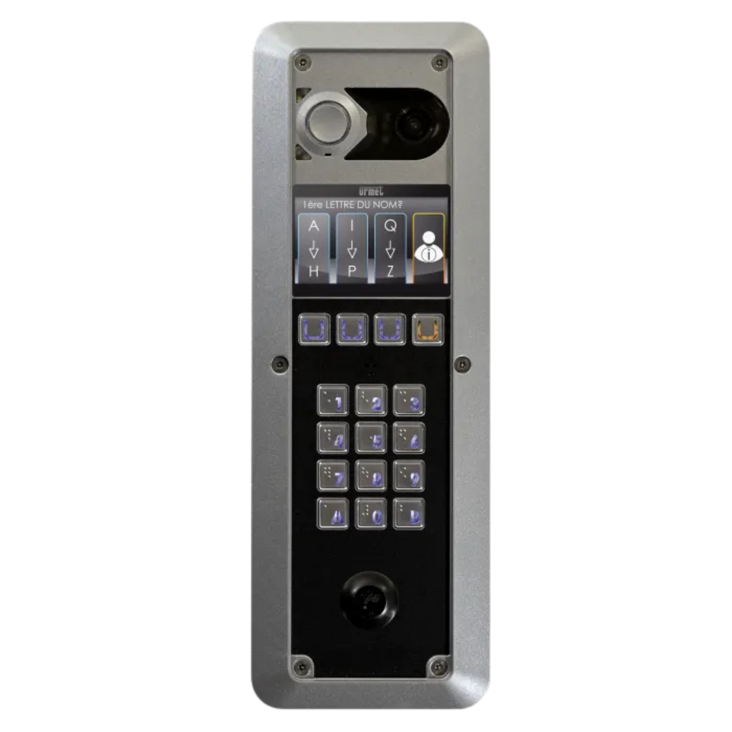 Platine vidéo à défilement 2Voice graphique-T25 - Zamac gris (D83/ZG)