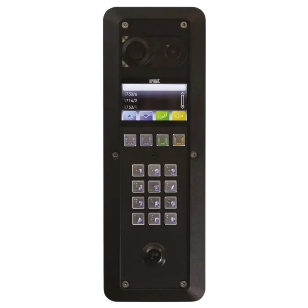 Platine vidéo à défilement 2Voice graphique-T25 - Zamac noir (D83/ZGA)