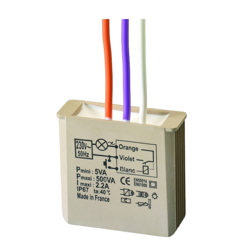 Télérupteur encastré 500W (MTR500E)