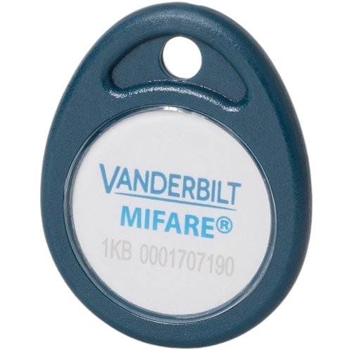 ACTpro Porte-clé MIFARE 1K, numéro de badge gravé-  MF10T1 x10 (SIE-ACTPROMF)