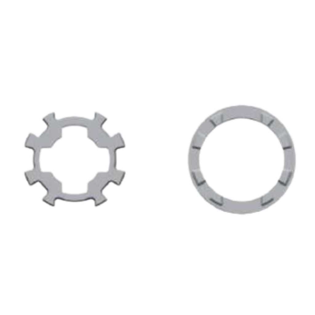 Adaptateur roue + couronne XQ5 - tube avec reliefs 44mm (AXRS448)