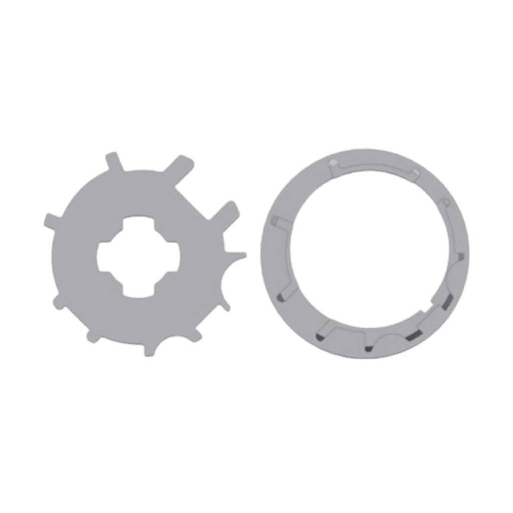 Adaptateur roue + couronne XQ6 - tube à goutte 78mm (AXZF580)