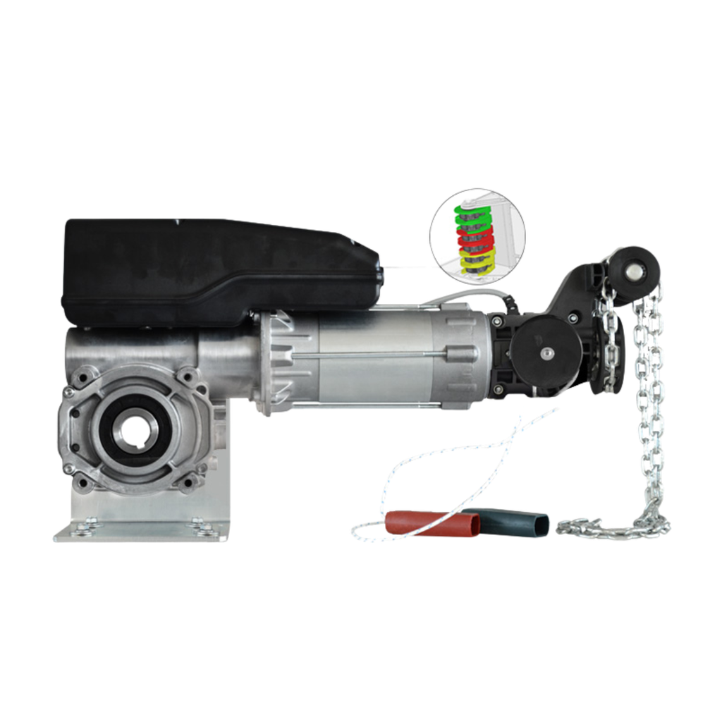 Kit motoréducteur 100Nm - tri400V - dév à chaine - QC300 - fdc méca (KITBHS100TCM)