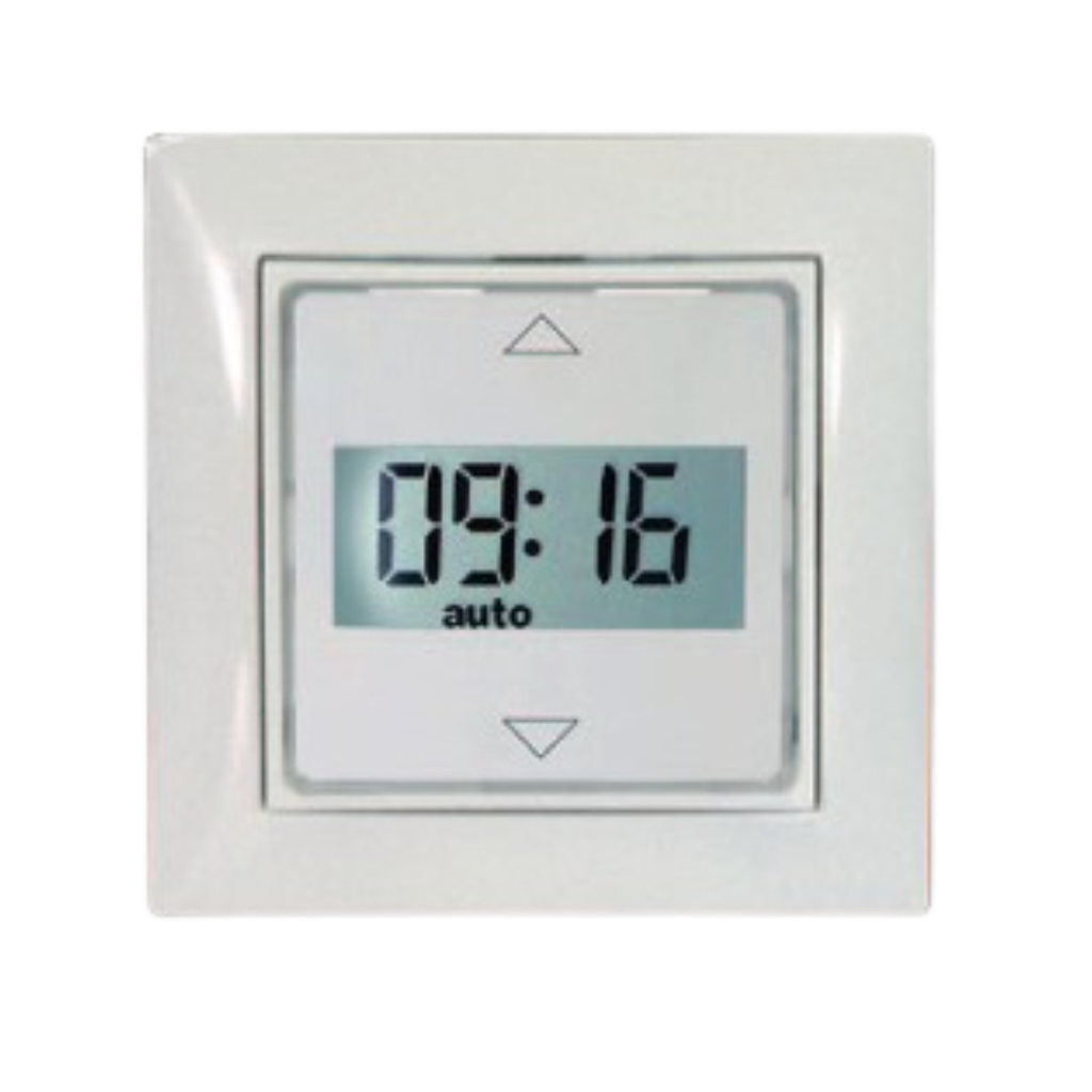 commande filaire murale avec horloge (QCK2H)