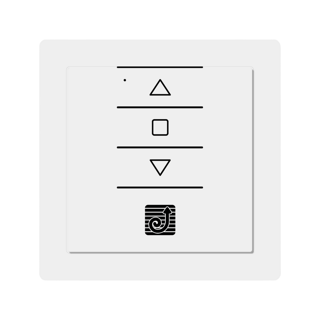 Emetteur mural QUATTRO LINE - 1 canal - 868MHz (QCTX01M)