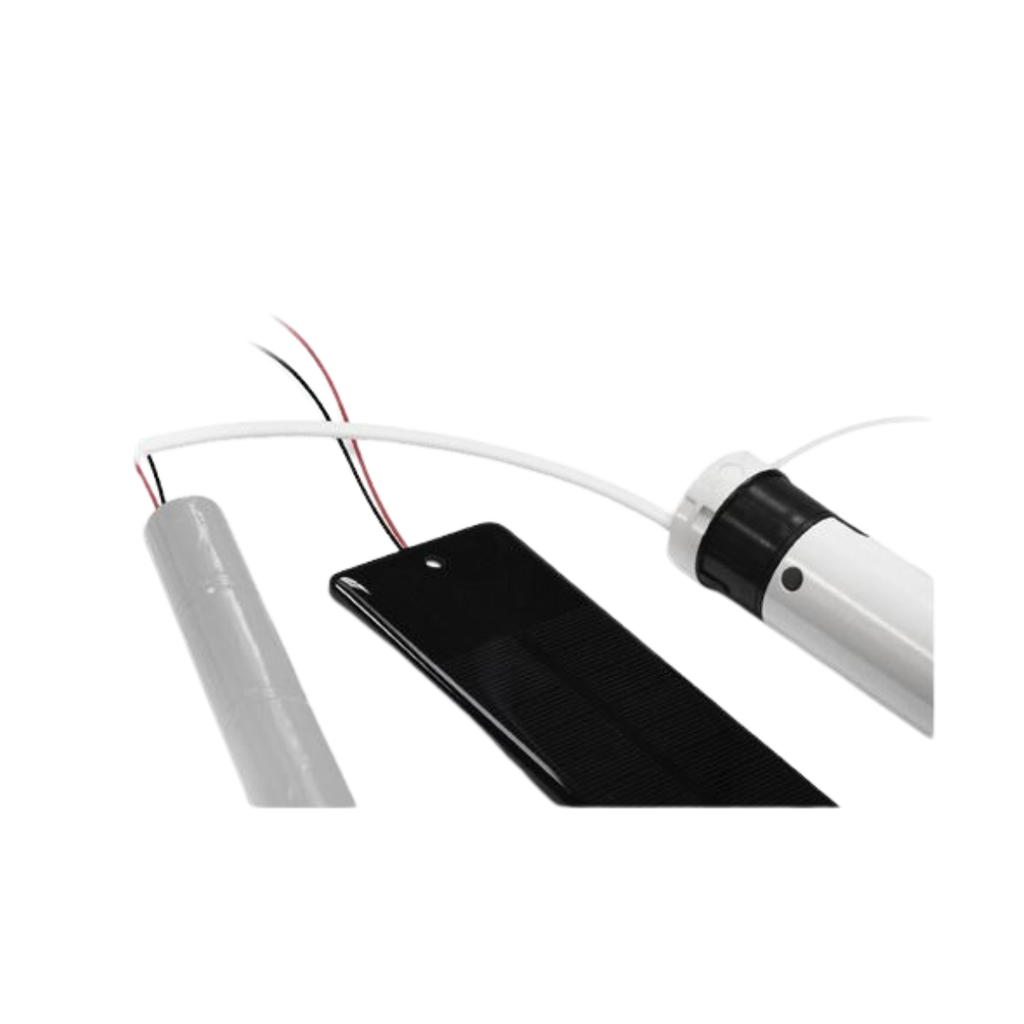 Kit moteur solaire radio-12V/30Nm/868MHz/Ø45mm+batterie+panneau (XQBPX309)