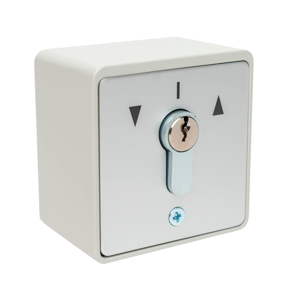 Sélecteur saillie - 1 contact impulsion - avec barillet (MSAPZ1)