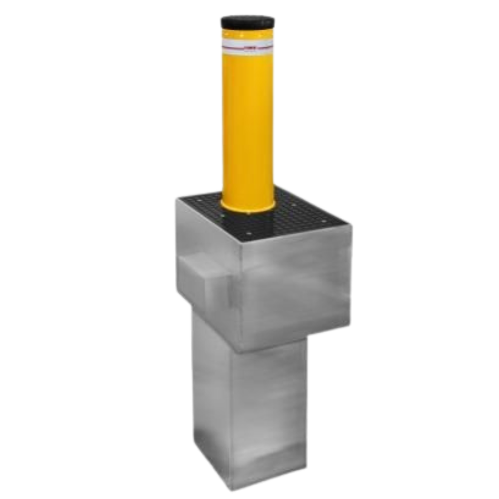 Borne TALOS M50 - 1000mm - D=275 - Ep=20mm- RAL1028 - Leds (TALOS_M50)