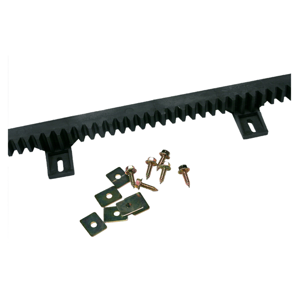 1 mètre de crémaillère nylon armé - 22x22 - 500Kg maxi (400CN)