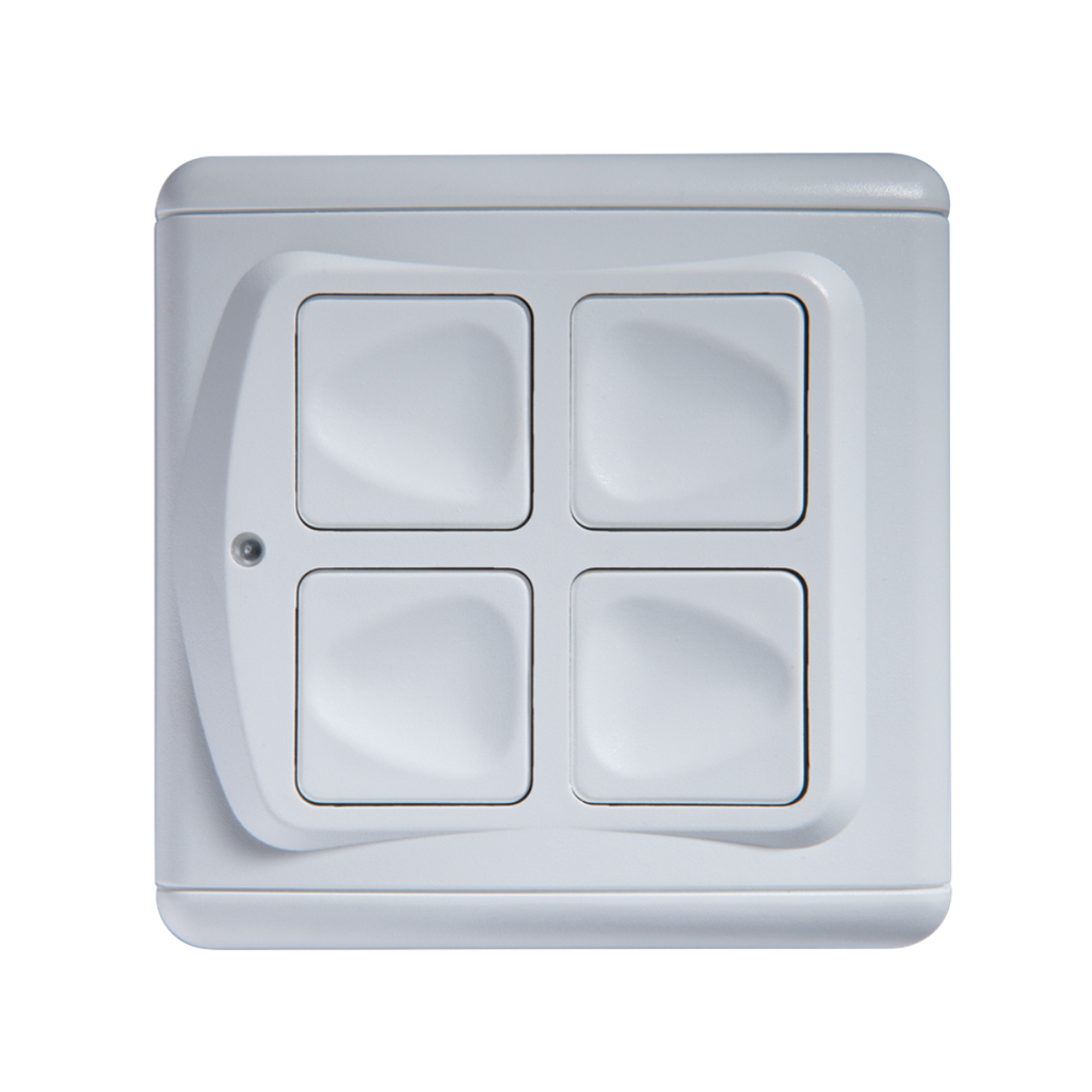 Emetteur mural 4 boutons - code 47 (PMR4-C47)