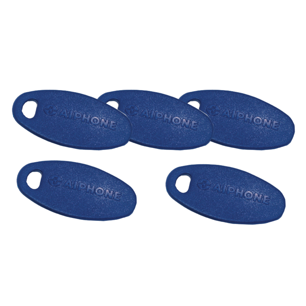 Lot de 5 badges residents bleus serie AIPHONE (VBR5)