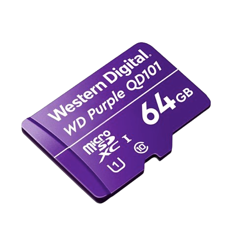 Carte mémoire MicroSD 64 Go WD-Purple Classe 10/UHS-I (U1) (CMSD-64GO)
