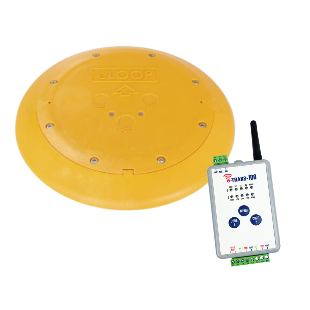 Kit Loop 10 tonnes radar présence mode récepteur ET100 2 relais NO/NF (EL00C-RAD-KT)