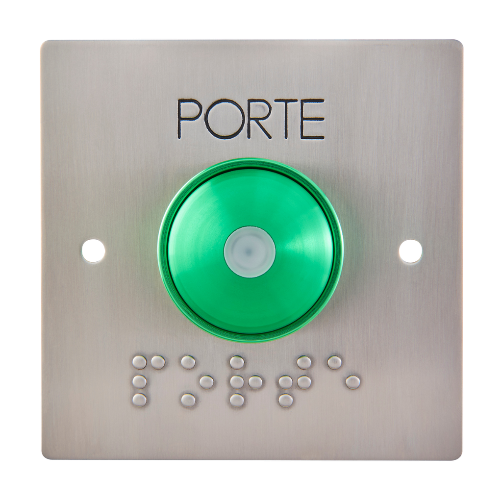 Bouton Poussoir de sortie NO/NF avec LED, buzzer et bouton de contact en saillie (BP60LA)