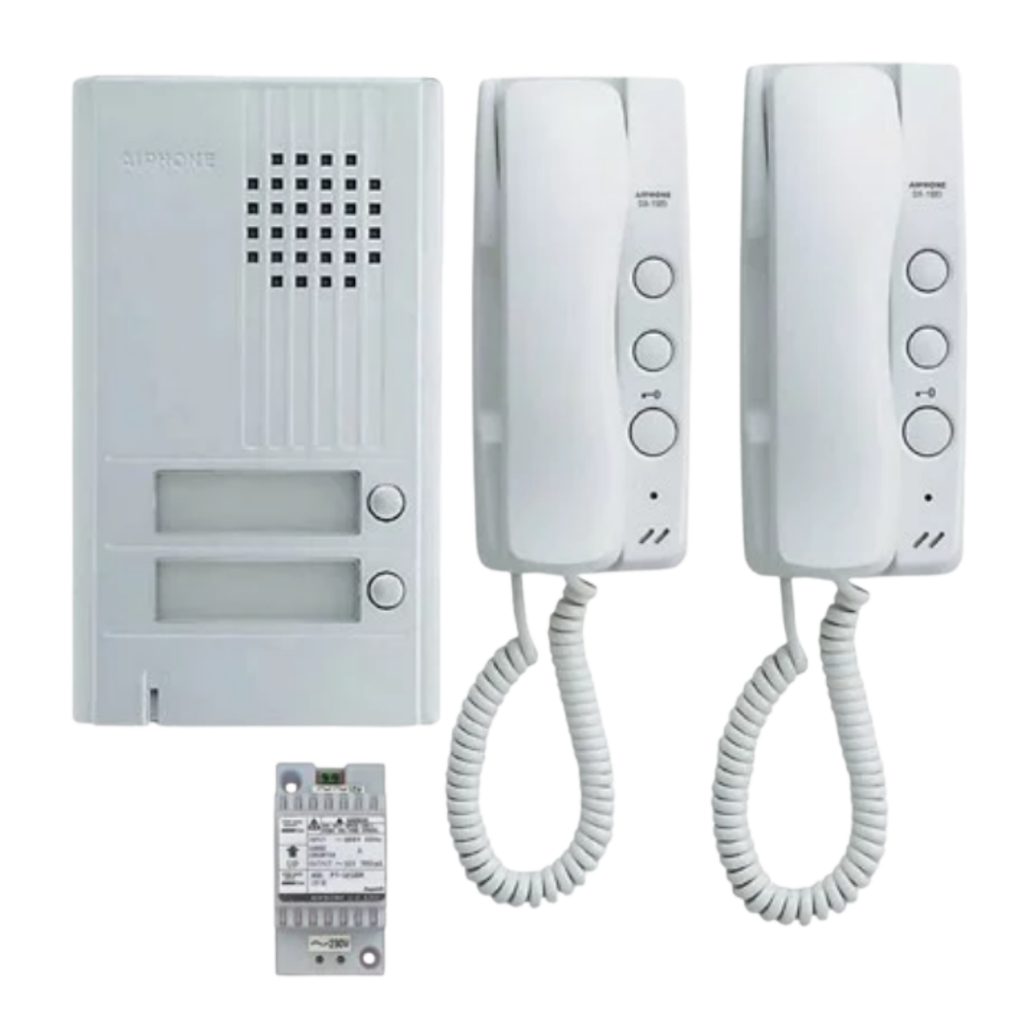 Kit audio mains libres 2 fils integral 2 postes + intercommunication (DB2INT)