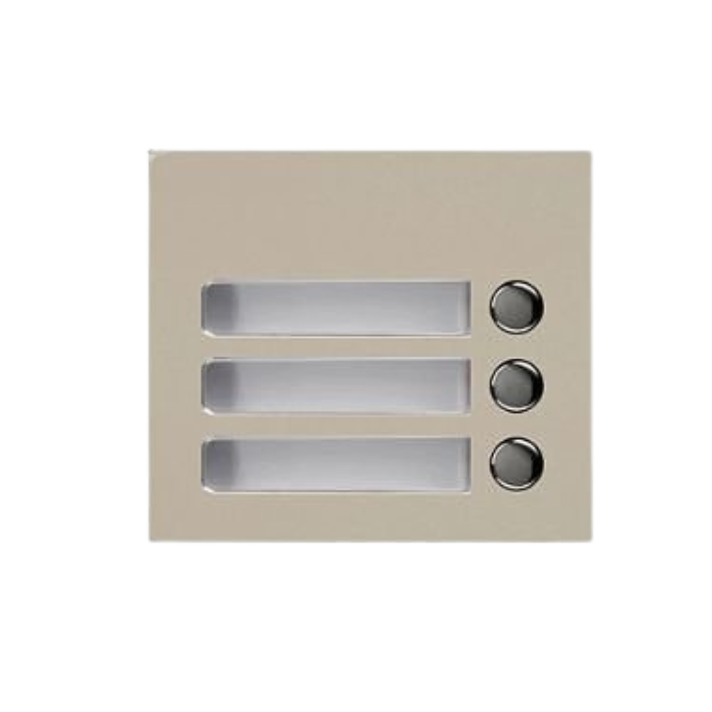 Façade 3 boutons d'appel (GF3P)